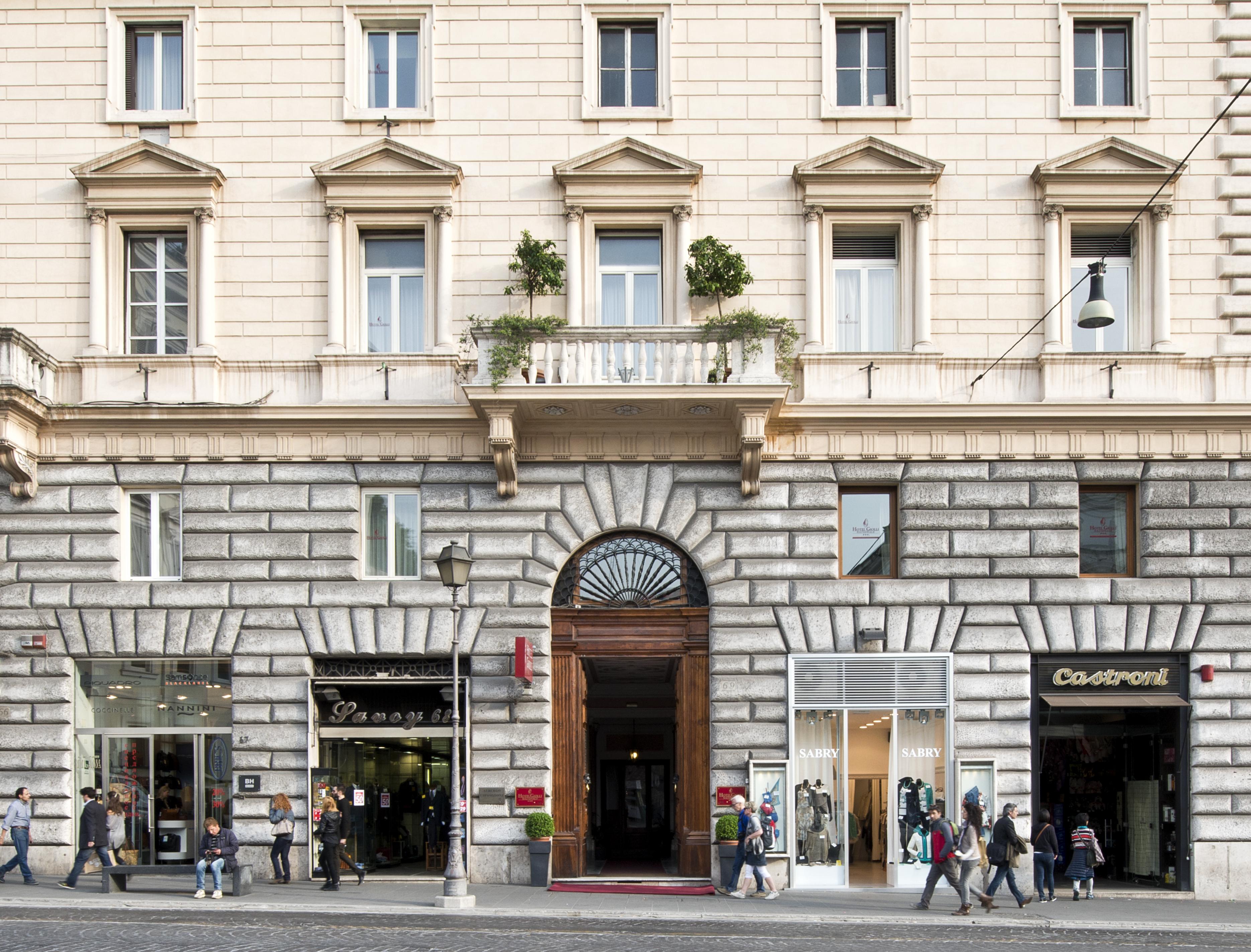 Hotel Giolli Nazionale Roma Esterno foto
